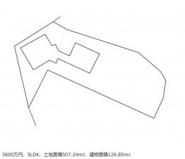額田郡幸田町、中古一戸建ての間取り画像です