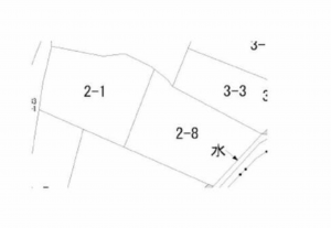 額田郡幸田町大字深溝、土地の間取り画像です