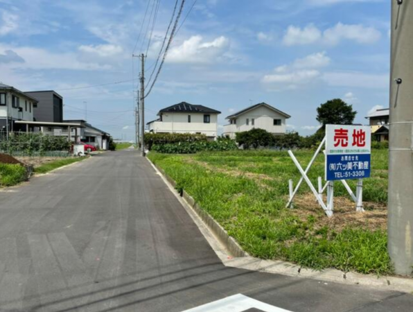 岡崎市坂左右町、土地の外観画像です