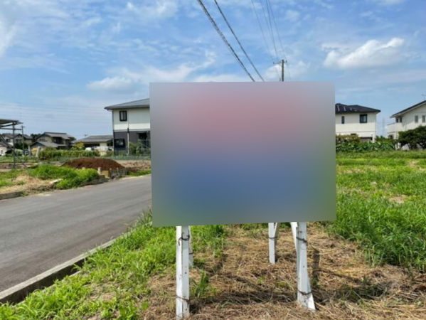 岡崎市坂左右町、土地の外観画像です