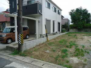 岡崎市中島町、土地の外観画像です