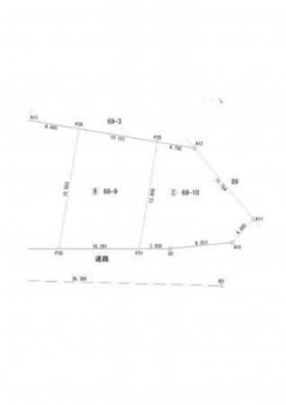 岡崎市上地町、土地の画像です