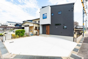 岡崎市羽根町、新築一戸建ての外観画像です