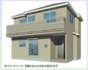 岡崎市本宿茜、新築一戸建ての画像です