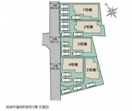 岡崎市福岡町、新築一戸建ての画像です