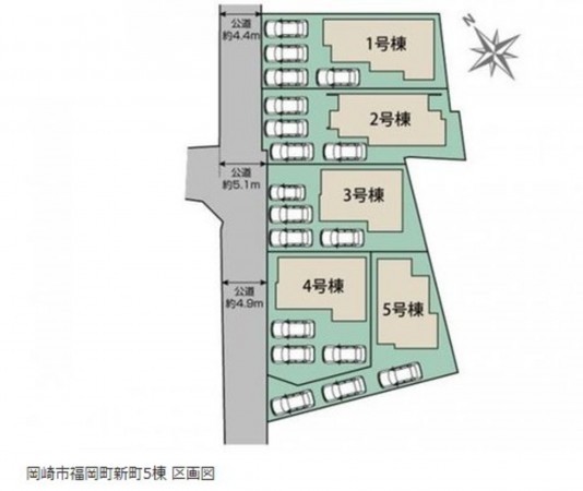 岡崎市福岡町、新築一戸建ての画像です