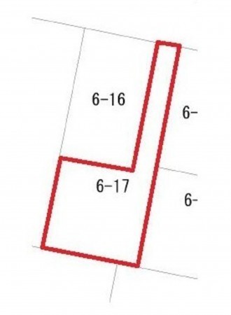 岡崎市江口、土地の間取り画像です