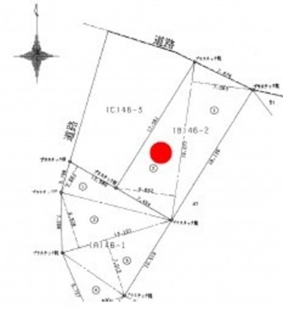 岡崎市福岡町、土地の画像です
