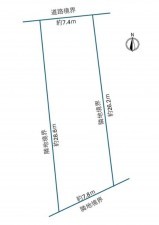 岡崎市柱町、土地の間取り画像です