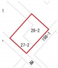 岡崎市筒針町、土地の画像です