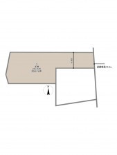 額田郡幸田町大字荻、土地の間取り画像です