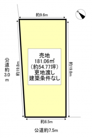 額田郡幸田町大字菱池、土地の間取り画像です