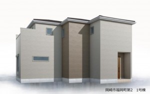 岡崎市福岡町、新築一戸建ての画像です
