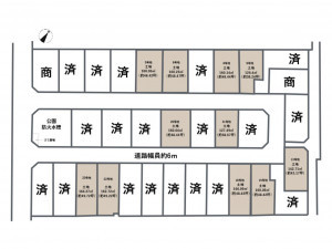 岡崎市中島町、土地の間取り画像です
