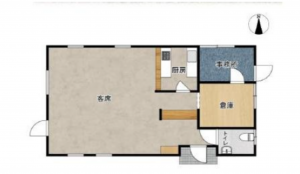 額田郡幸田町大字横落、中古一戸建ての間取り画像です