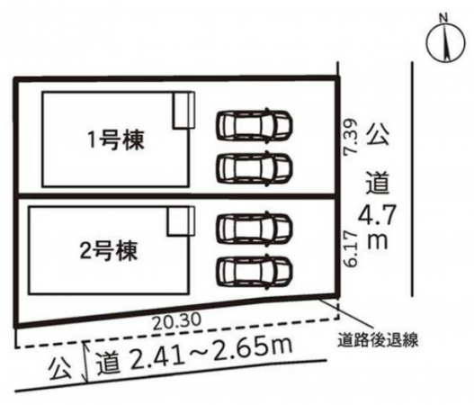 額田郡幸田町大字野場、新築一戸建ての画像です