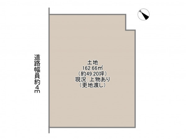 岡崎市土井町、土地の間取り画像です