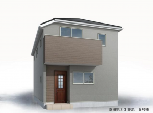 額田郡幸田町大字菱池、新築一戸建ての外観画像です