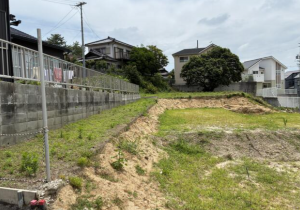 岡崎市若松町、土地の画像です