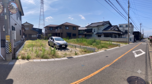 岡崎市二軒屋町、新築一戸建ての外観画像です