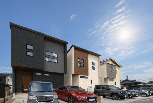 岡崎市土井町、新築一戸建ての外観画像です