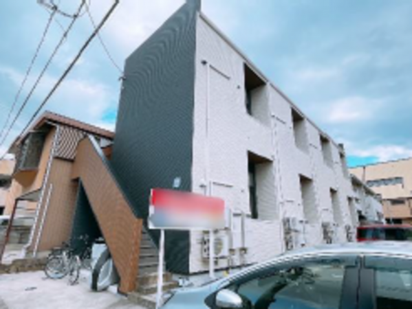 岡崎市十王町、収益物件/アパートの外観画像です
