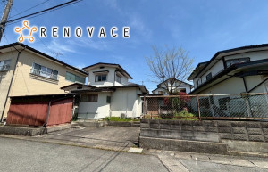山形市桜田西４丁目、土地の前面道路を含む現地写真画像です