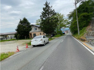 寒河江市大字松川、土地の外観画像です