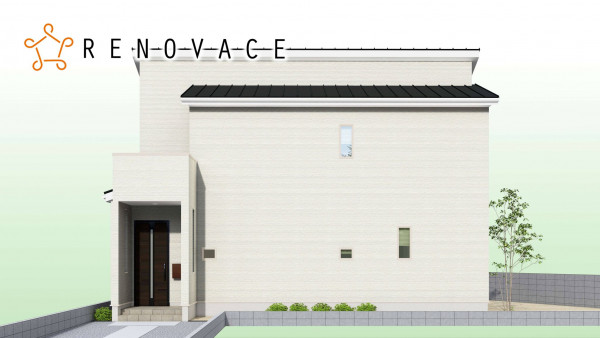山形市花楯１丁目、新築一戸建ての完成予想図（外観）画像です