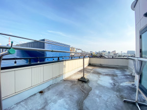 山形市木の実町、中古一戸建てのバルコニー画像です