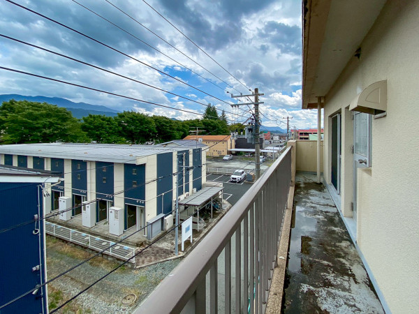 山形市鉄砲町２丁目、中古マンションのバルコニー画像です