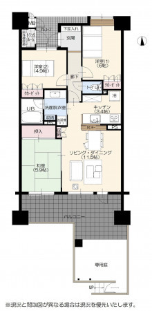 山形市松山１丁目、収益物件/マンションの間取り画像です