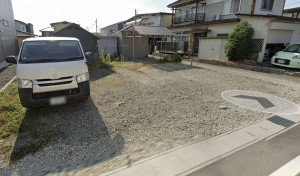 山形市伊達城３丁目、土地の前面道路を含む現地写真画像です