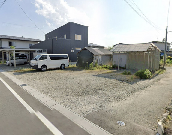 山形市伊達城３丁目、土地の前面道路を含む現地写真画像です