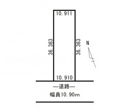 帯広市大正本町、土地の画像です