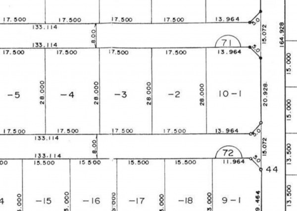 帯広市西二十二条、中古一戸建ての地図画像です