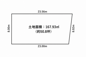 中川郡幕別町字豊岡、土地の間取り画像です