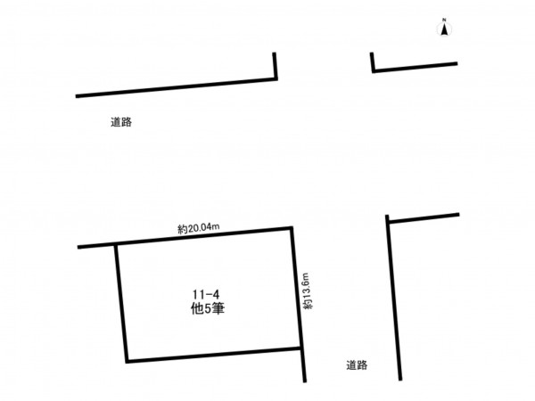 河西郡芽室町東二条、土地の間取り画像です