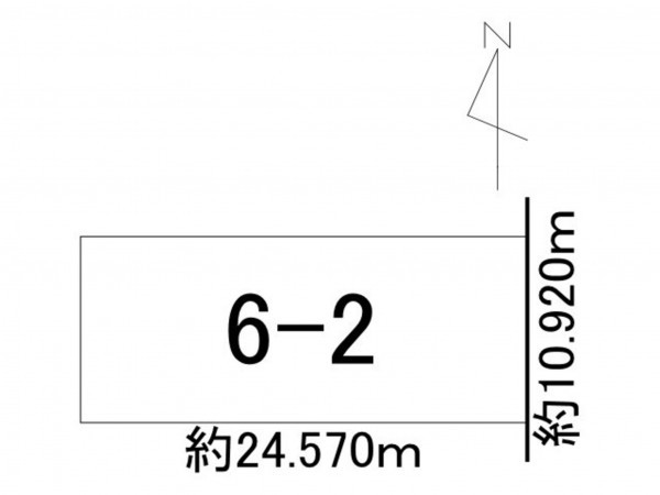 帯広市西四条、土地の間取り画像です