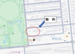 帯広市西二十一条、土地の画像です