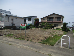 帯広市自由が丘、土地の画像です