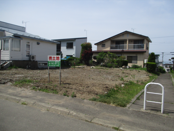 帯広市自由が丘、土地の画像です