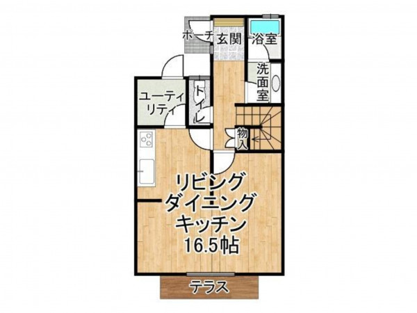 帯広市東七条、収益物件/住宅の間取り画像です