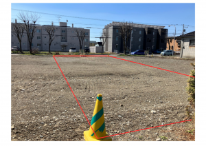 帯広市東十一条、土地の画像です