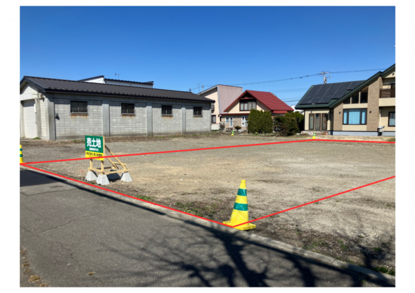 帯広市東十一条、土地の画像です