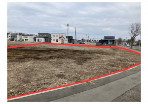 帯広市大空町、土地の画像です