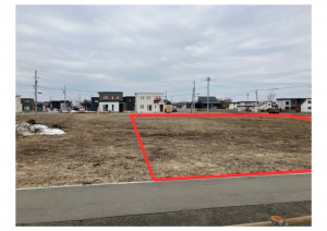 帯広市大空町、土地の画像です