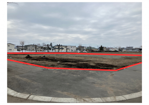 帯広市大空町、土地の画像です