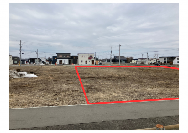 帯広市大空町、土地の画像です