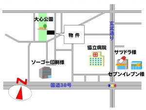 帯広市西十六条、土地の画像です